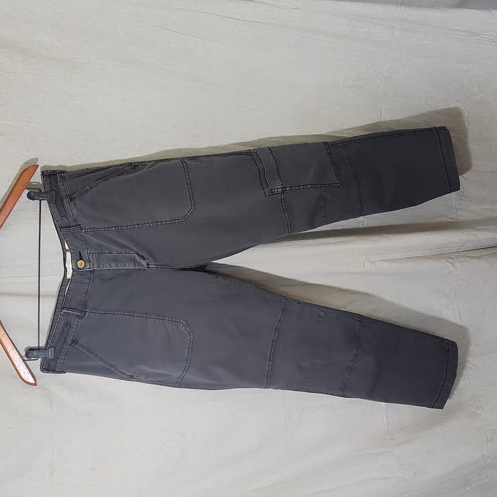 Hei Hei Wanderer cropped pants for Anthropologie gray wash size 31